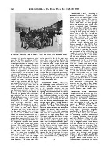1964–65 Volume 89 No 1–5 - Phi Delta Theta Scroll Archive