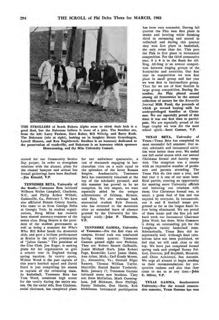 1964–65 Volume 89 No 1–5 - Phi Delta Theta Scroll Archive