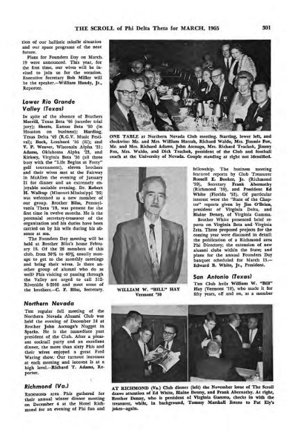 1964–65 Volume 89 No 1–5 - Phi Delta Theta Scroll Archive
