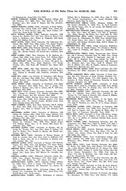 1964–65 Volume 89 No 1–5 - Phi Delta Theta Scroll Archive