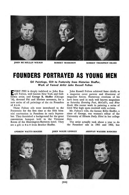 1964–65 Volume 89 No 1–5 - Phi Delta Theta Scroll Archive