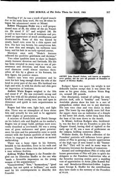 1964–65 Volume 89 No 1–5 - Phi Delta Theta Scroll Archive