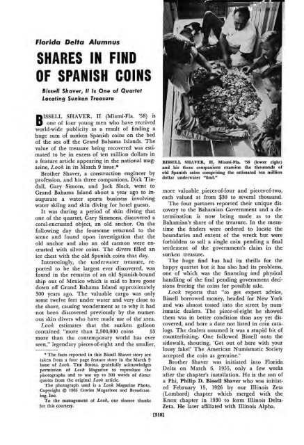 1964–65 Volume 89 No 1–5 - Phi Delta Theta Scroll Archive