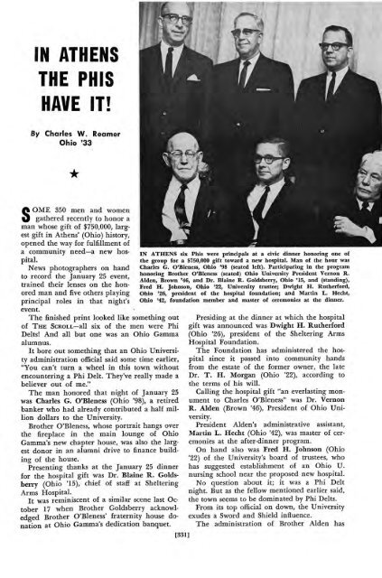 1964–65 Volume 89 No 1–5 - Phi Delta Theta Scroll Archive