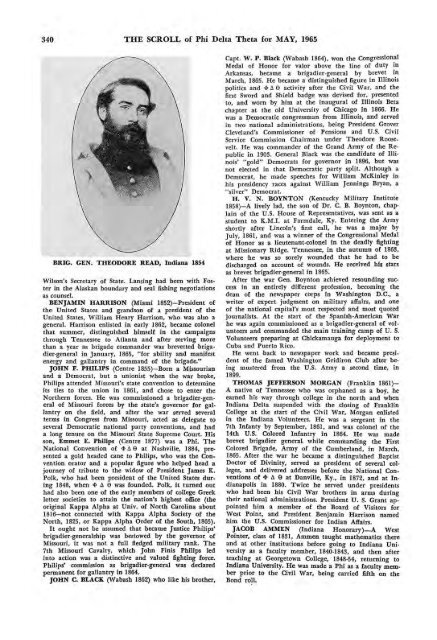 1964–65 Volume 89 No 1–5 - Phi Delta Theta Scroll Archive