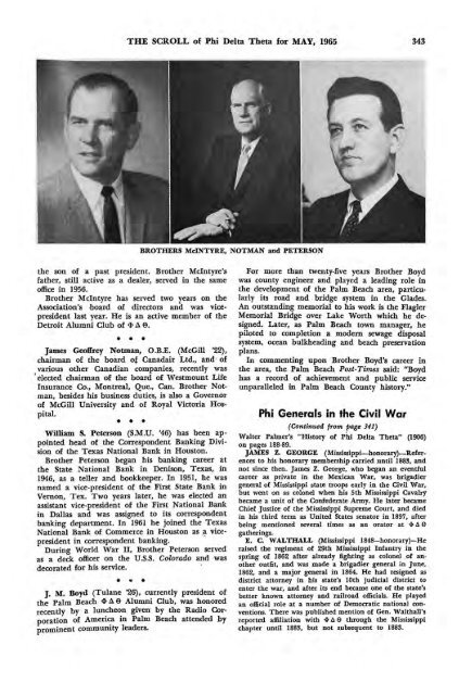 1964–65 Volume 89 No 1–5 - Phi Delta Theta Scroll Archive