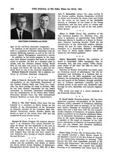 1964–65 Volume 89 No 1–5 - Phi Delta Theta Scroll Archive