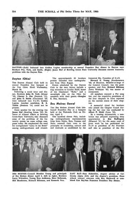 1964–65 Volume 89 No 1–5 - Phi Delta Theta Scroll Archive