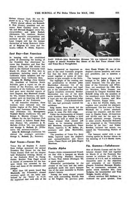 1964–65 Volume 89 No 1–5 - Phi Delta Theta Scroll Archive