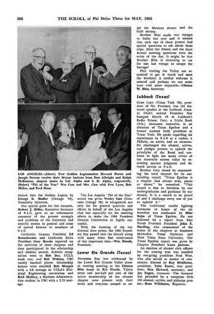 1964–65 Volume 89 No 1–5 - Phi Delta Theta Scroll Archive