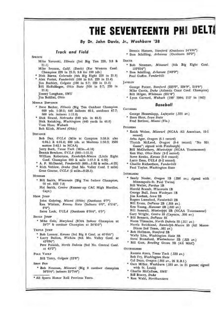 1964–65 Volume 89 No 1–5 - Phi Delta Theta Scroll Archive