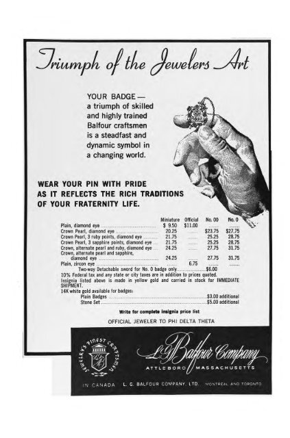 1964–65 Volume 89 No 1–5 - Phi Delta Theta Scroll Archive