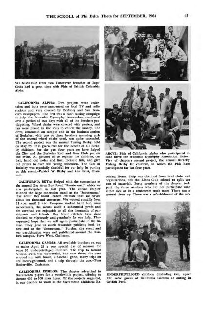 1964–65 Volume 89 No 1–5 - Phi Delta Theta Scroll Archive