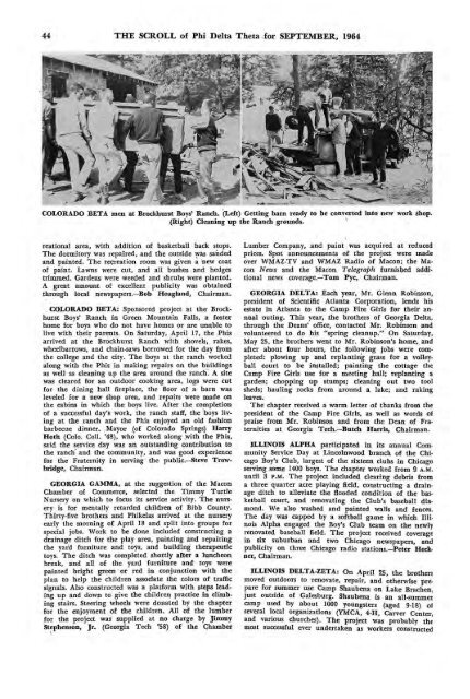 1964–65 Volume 89 No 1–5 - Phi Delta Theta Scroll Archive