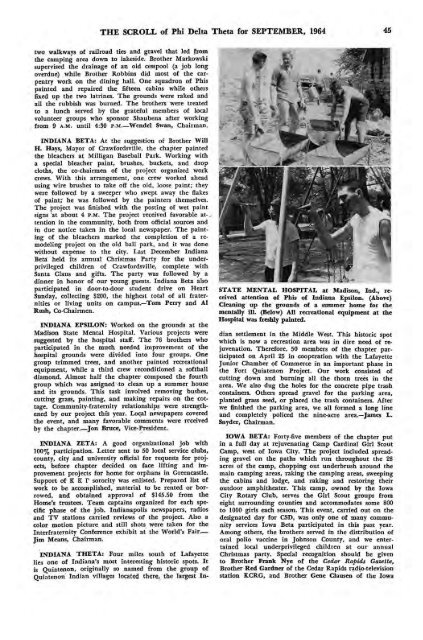 1964–65 Volume 89 No 1–5 - Phi Delta Theta Scroll Archive