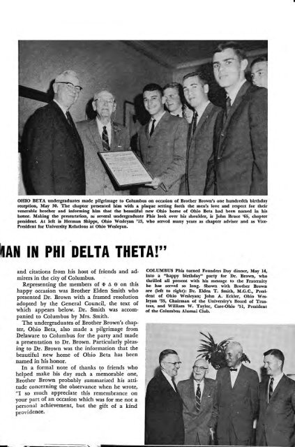 1964–65 Volume 89 No 1–5 - Phi Delta Theta Scroll Archive