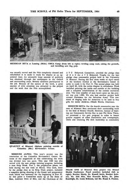 1964–65 Volume 89 No 1–5 - Phi Delta Theta Scroll Archive