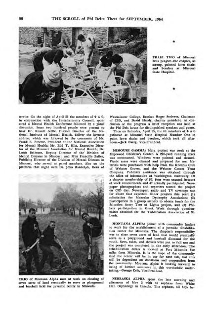 1964–65 Volume 89 No 1–5 - Phi Delta Theta Scroll Archive