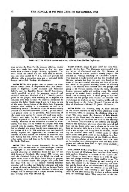 1964–65 Volume 89 No 1–5 - Phi Delta Theta Scroll Archive