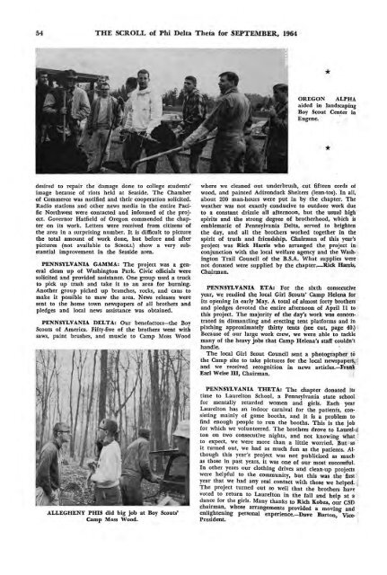 1964–65 Volume 89 No 1–5 - Phi Delta Theta Scroll Archive