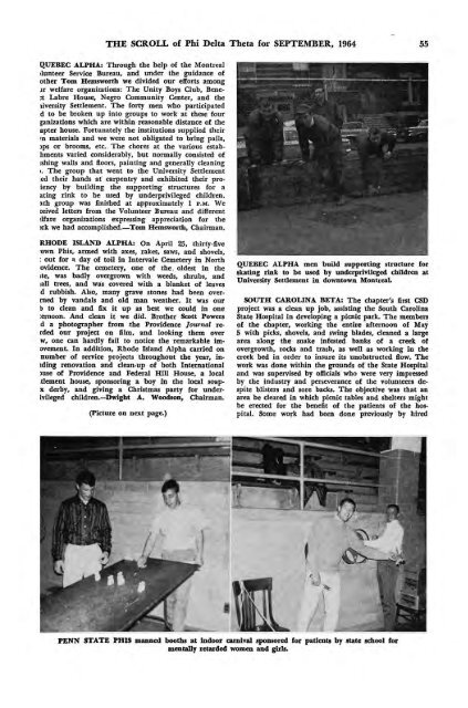 1964–65 Volume 89 No 1–5 - Phi Delta Theta Scroll Archive
