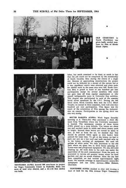 1964–65 Volume 89 No 1–5 - Phi Delta Theta Scroll Archive
