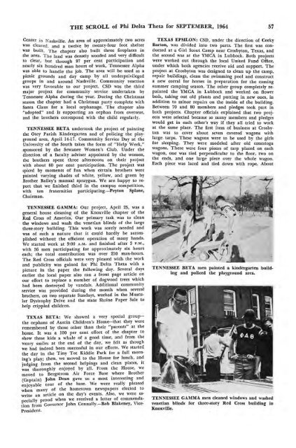 1964–65 Volume 89 No 1–5 - Phi Delta Theta Scroll Archive