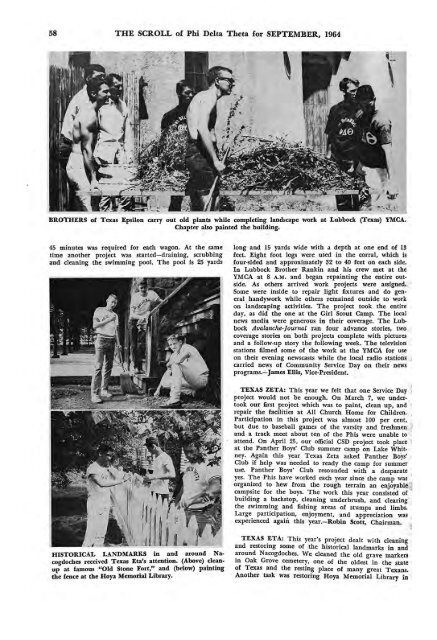 1964–65 Volume 89 No 1–5 - Phi Delta Theta Scroll Archive