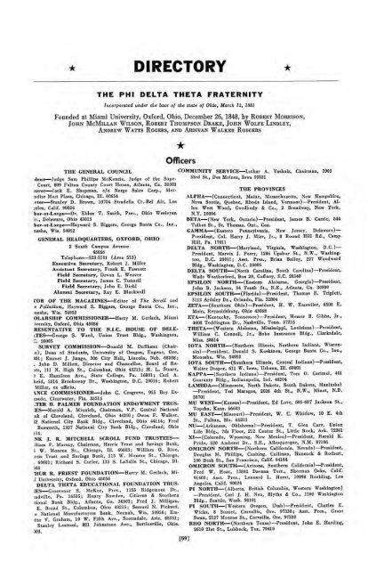 1964–65 Volume 89 No 1–5 - Phi Delta Theta Scroll Archive
