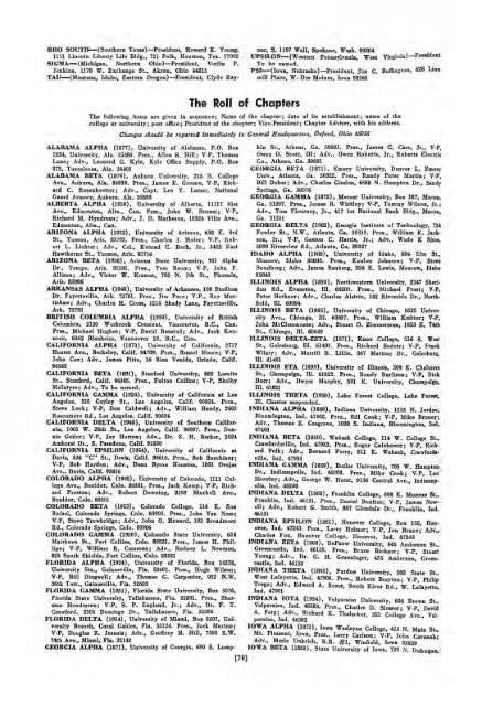 1964–65 Volume 89 No 1–5 - Phi Delta Theta Scroll Archive