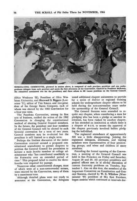 1964–65 Volume 89 No 1–5 - Phi Delta Theta Scroll Archive
