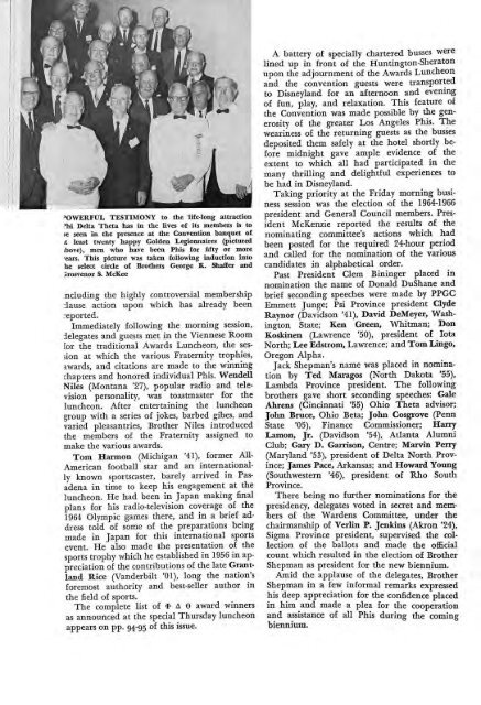 1964–65 Volume 89 No 1–5 - Phi Delta Theta Scroll Archive