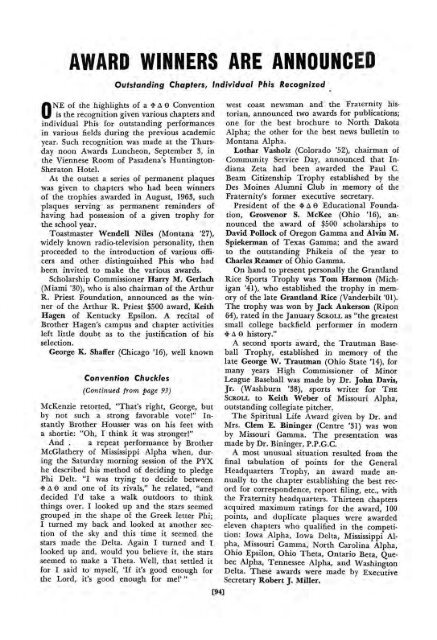 1964–65 Volume 89 No 1–5 - Phi Delta Theta Scroll Archive