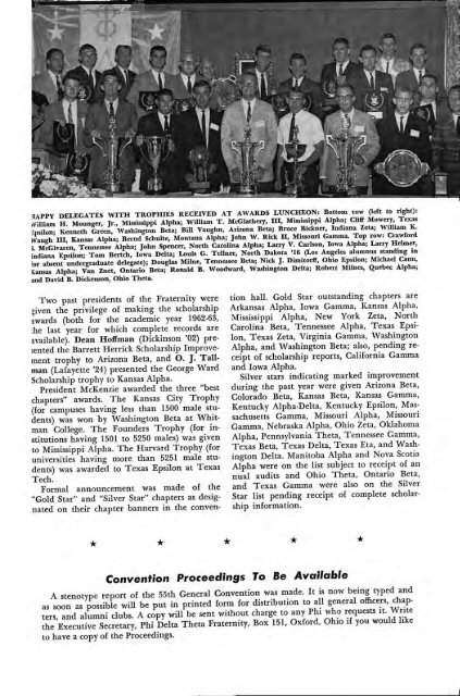 1964–65 Volume 89 No 1–5 - Phi Delta Theta Scroll Archive