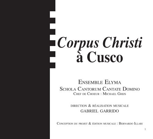 Corpus Christi Ã  Cusco - CD Baroque - K617