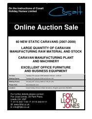 Online Auction Sale - Fox Lloyd Jones