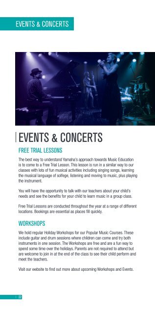 COURSE GUIDE 2013 - Yamaha Music School