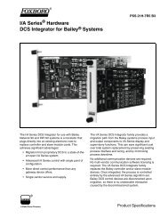 [PSS 21H-7R5B3] DCS Integrator for Bailey Systems - Invensys