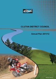 Annual Plan 2011/12 - Clutha District Council