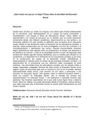 1 Â¿QuÃ© hacÃ©s vos que yo no haga? Pistas sobre la identidad del ...