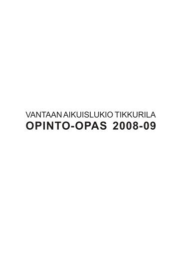 Opinto-opas 2003-04 (pdf-muodossa) - Nikkemedia.fi