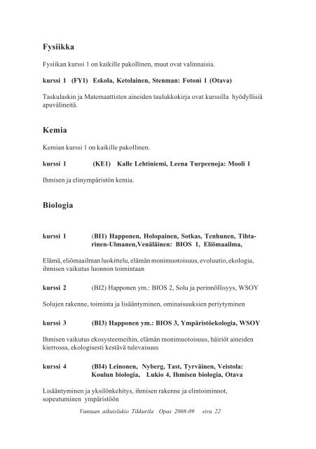 Opinto-opas 2003-04 (pdf-muodossa) - Nikkemedia.fi