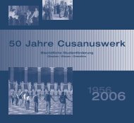 50 Jahre Cusanuswerk