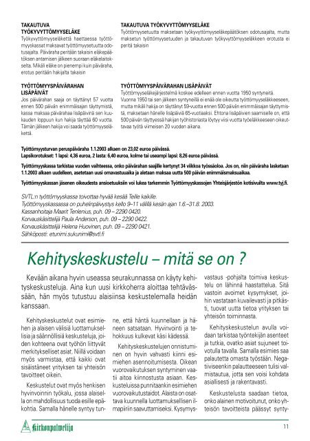 KP-LEHTI 2/2002 - Kirkonpalvelijat ry