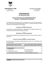 Stellplatzverordnung - .PDF - Gemeinde Vomp