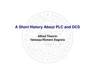 A Short History About PLC and DCS