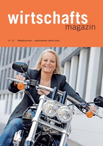 Ressourcen â optimieren lohnt sich NÂ° 12 - Wirtschaftsmagazin