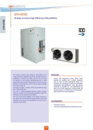 Energy Recovery High Efficiency Dehumidifiers - HITEX.lv