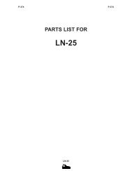 PARTS LIST FOR - Red-D-Arc