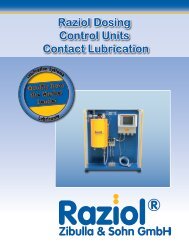 Raziol Dosing Control Units Contact Lubrication